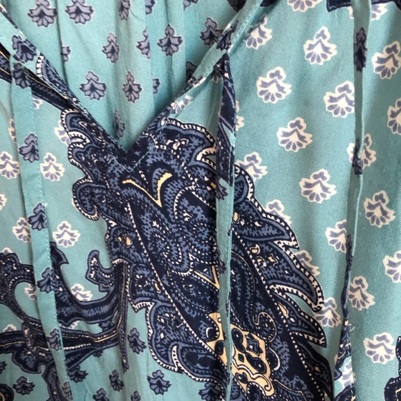 2xHP🎉Nine West 🦋 Paisley Blouse - Picture 7 of 15